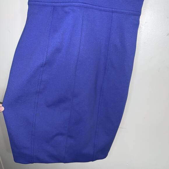 Ted Baker Dress Womens Size 0 Blue Bodycon Cocktail Mini Body Shaping Fitted - Picture 3 of 13